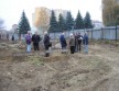 Realizácia výkopových prác na spodnej stavbe chrámu.